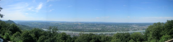 Rheinpanorama vom Petersberg