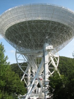 Radioteleskop in Effelsberg